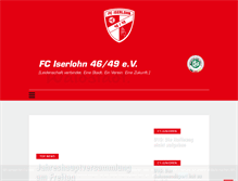 Tablet Screenshot of fc-iserlohn.com